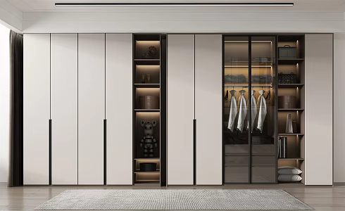 Modern wardrobe 3d model