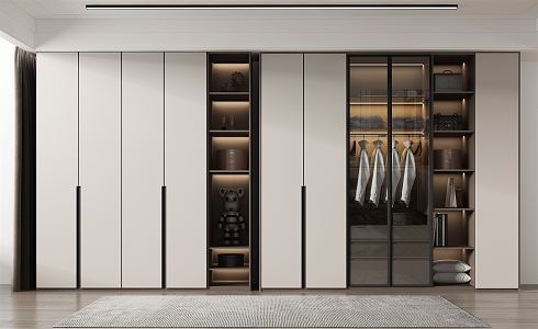 Modern wardrobe 3d model