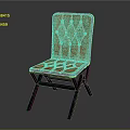 Modern Orange Leather Leisure Chair With Diamond Stitching And Black Wooden Legs