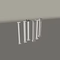 European Roman Column Simple European Column Carved Column Head Column Square Column 3d model