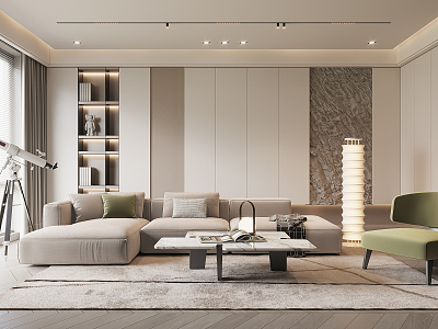 modern living room model