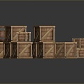 Wooden Crate Wooden Crate Old Wooden Crate Crate Broken Wooden Crate Wooden Crate Wooden Crate Wooden Crate Box 3d model