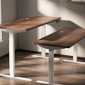 computer desk 3d model