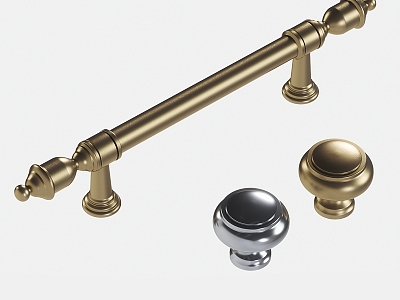 Light Luxury Handle Simple Handle 3d model