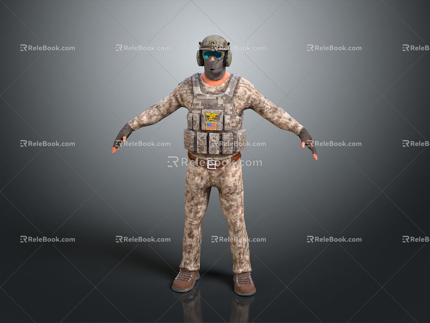 Soldier Soldier Soldier Mercenary Mercenary Male Soldier Male Detective Male Detective 3d model