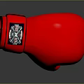 High Quality Red Boxing Glove Training Equipment With Black Trim Design