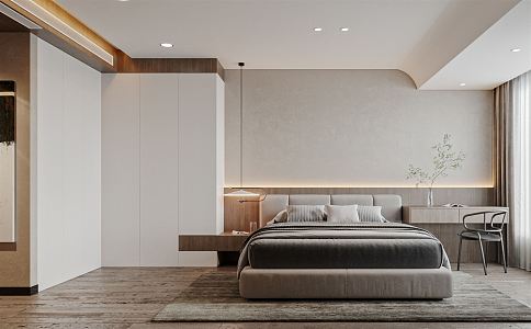 Modern Bedroom Home Bedroom 3d model