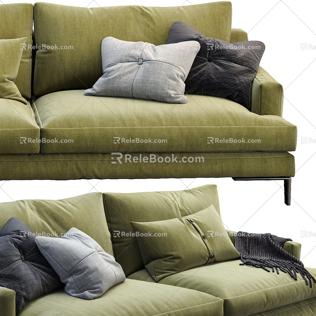 modern sofa 3d model