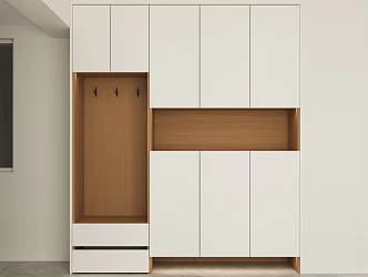 Modern shoe cabinet 3d model