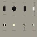 Modern Wall Mounted Downlights And Spotlights With Various Lighting Designs For Home Interior