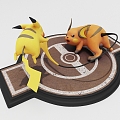 Modern toy Pikachu 3d model