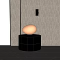 Modern bedside table 3d model