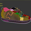 Stylish Black Casual Sneakers With Bright Pink Accents And Unique Design For Daily Wear