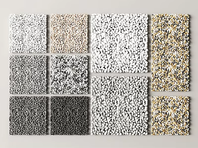 Ting Step Pebbles Gravel Pebbles Ting Step Stone Ting Step Gravel Ting Step 3d model