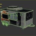 Food Truck Food Vending Vehicle Mobile Food Truck Mobile Vendor Mobile Vendor Car Dining Car Mobile Dining Car 3d model