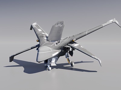 Unmanned Interceptor 3d model