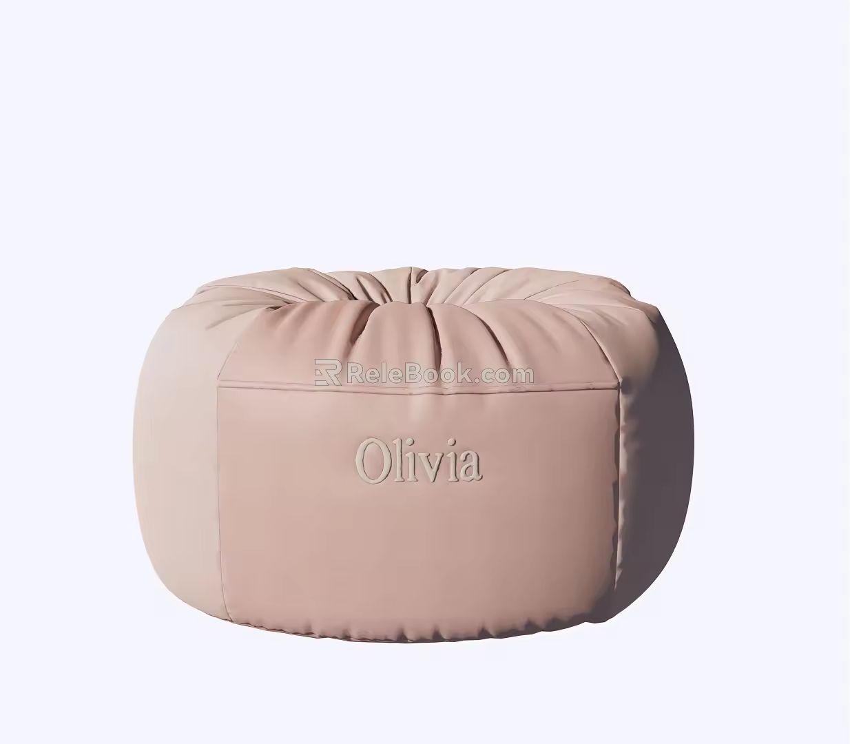 Modern Lazy Sofa Pink Lazy Sofa 3d model