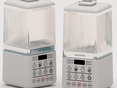 Modern Kitchen Appliances With Transparent Containers Sleek Control Panel And Digital 3d model