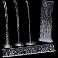 Water Flow Waterscape Fountain Waterfall 3d model