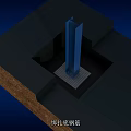 Construction Process of Binding Bottom Steel Bars in Foundation Structure