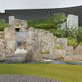 Tranquil Courtyard Garden Design With Lush Greenery Water Features And Stone Pathways