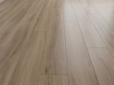 Light Brown Wood Floor Planks With Natural Grain And Smooth Surface Finish Design 3d model