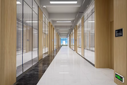Modern Aisle Design 3d model
