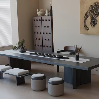 Modern Tea Room 3d model