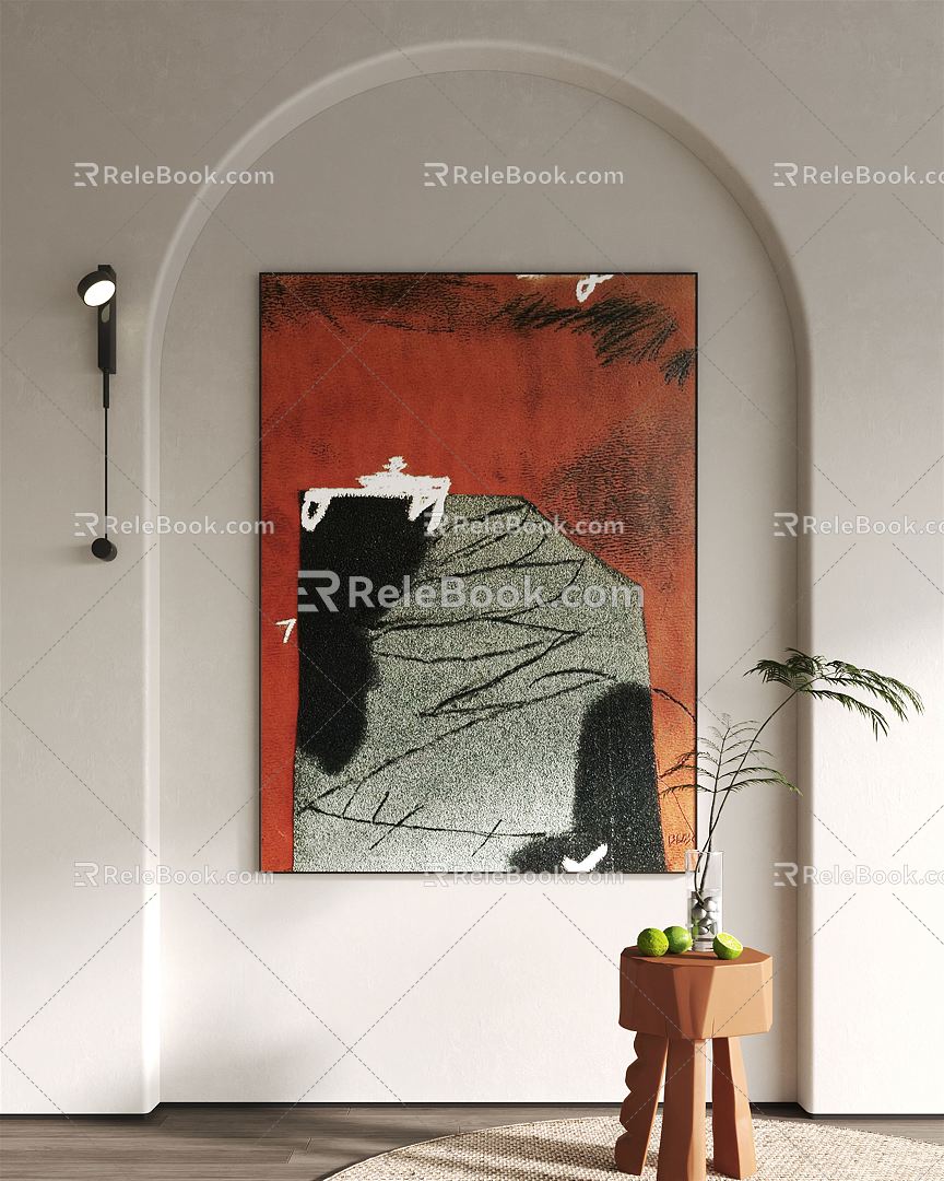 Quiet Decorative Paintings 3d model