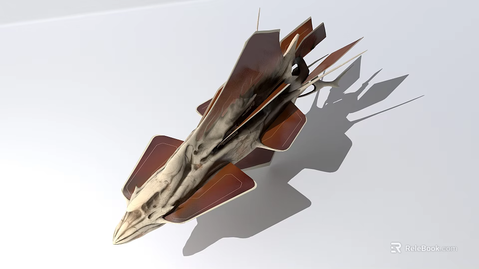 Advanced Precision Medical Device With Metallic Surface And Wing Like Components Structure 3d model 