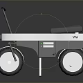 Compact White Electric Scooter With Black Seat Two Wheels And Handlebars