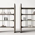 Modern Minotti Bookshelf 3d model