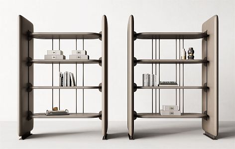 Modern Minotti Bookshelf 3d model