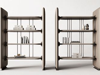 Modern Minotti Bookshelf 3d model