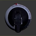 Spray Can Product With Detailed Label And Usage Instructions On Black Background