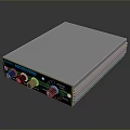 Precision Tone Shaper Audio Device With Sleek Design Control Knobs Light Top And Dark Base