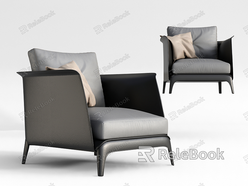 Modern Single Sofa Leisure Chair model