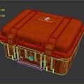 Toolbox tin box iron box plastic box 3d model
