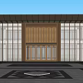 Modern Sales Office Building Simple Sales Department 3d model