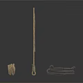 Metal Rod Coiled Metal Spring and Black Cable Coil Collection