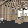 Industrial LOFT Store Wen Chuang Store 3d model