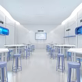 Modern Classroom Virtual Simulation Classroom Computer Classroom Robot Classroom Professional Classroom Maker 3d model