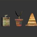 potted plant low model potted plant pixel potted plant voxel potted plant 3d model