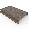 Modern Roof Tile Design with Textured Brown Surface and Structural Grooves for Contemporary Building