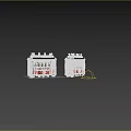 Modern tram realistic tram 3d model