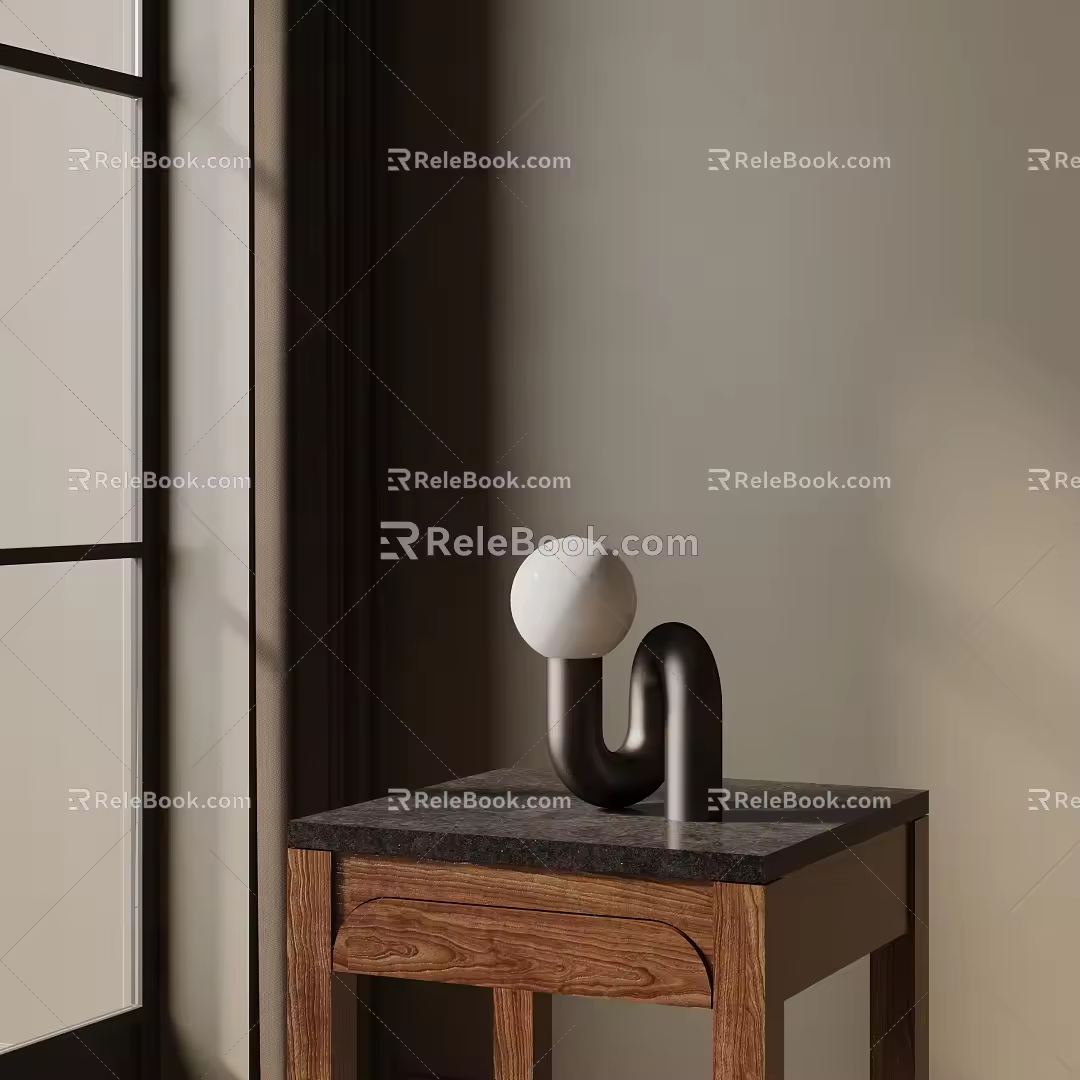 Table lamp 3d model