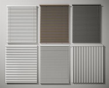 Modern venetian blinds 3d model