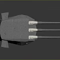 laser tower turret turntable sci-fi tower defense game tower defense sci-fi turret game turret game turret 3d model