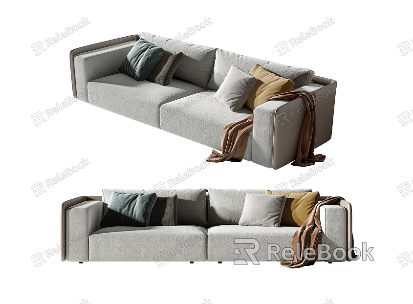 Modern double sofa model