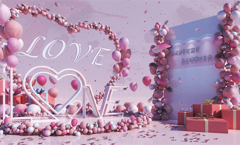 Modern Beauty Chen Valentine's Day Beauty Chen 3d model